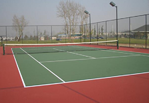 塑膠網(wǎng)球場